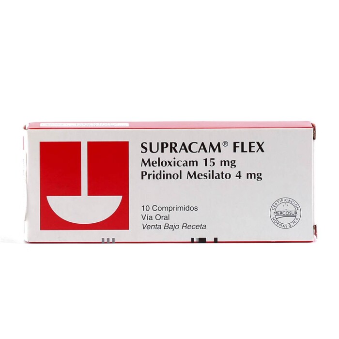 SUPRACAM FLEX CJ X 10 COMPRIMIDOS única