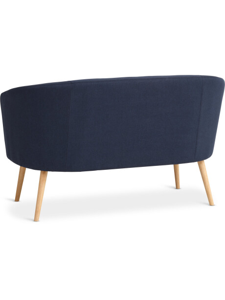 Sofá GISTRUP 2 cuerpos tela azul oscuro Sofá GISTRUP 2 cuerpos tela azul oscuro