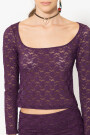 TOP JOSEPHINE Bordo