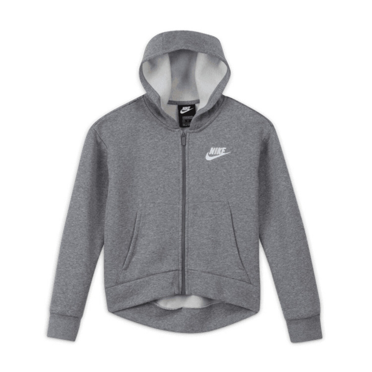 Canguro Nike Fleece de Niños - DC7118-091 - Gris 