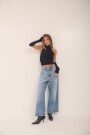 Jean Baggy Olivo Azul