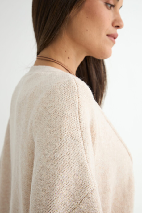 SACO TEJIDO ALHELÍ BEIGE