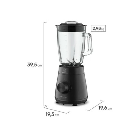 Licuadora Electrolux 1.5 Lts Jarra de Vidrio 500W