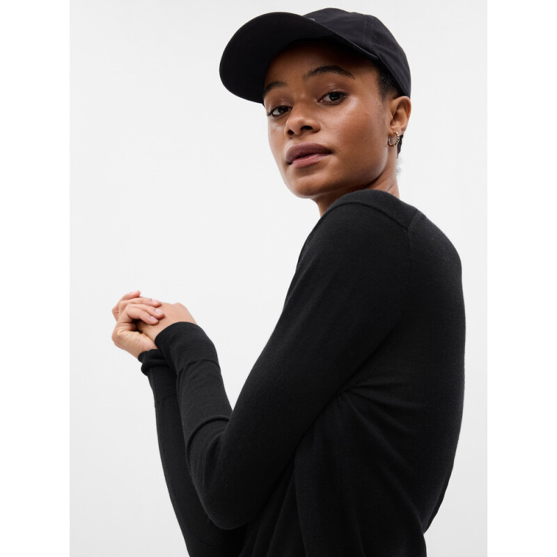 OC MERINO PULLOVER BLACK
