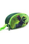 Cartuchera dinosaurio 3D Verde