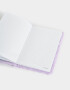 Anotadores Cuadernos y Memos Corazón Cuaderno A5 Peluche Y Glitter - Violeta Lila