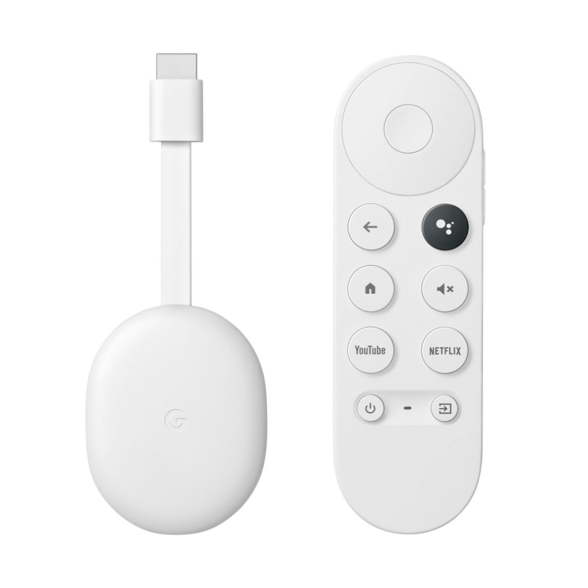 Google chromecast tv 4k snow + control remoto por voz
