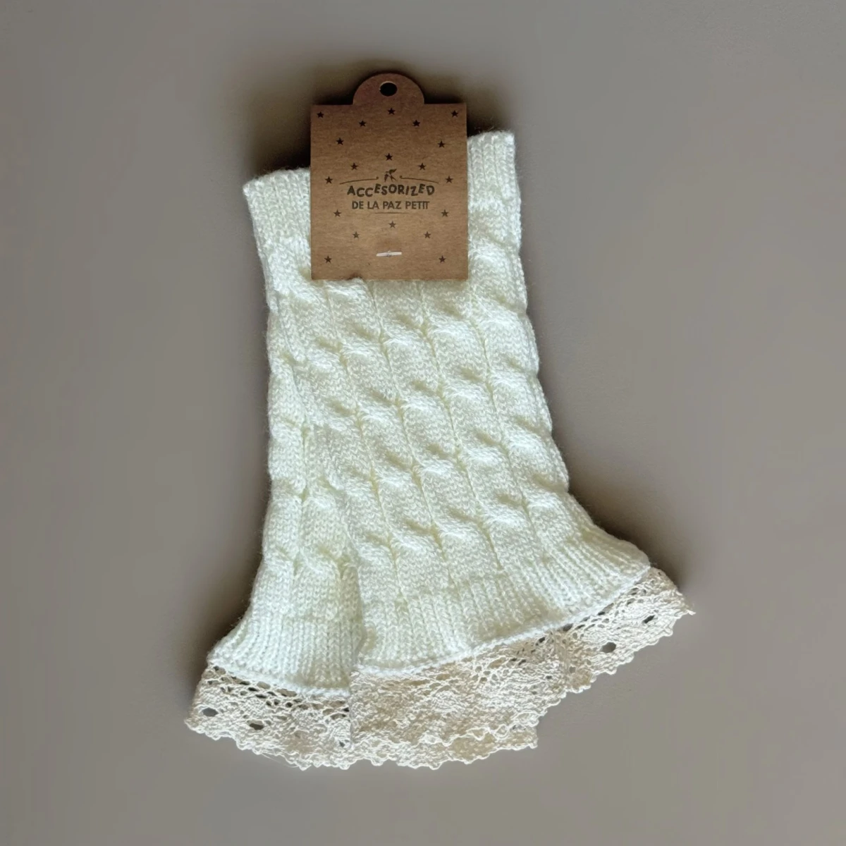 Polaina Con Puntilla - Crudo 