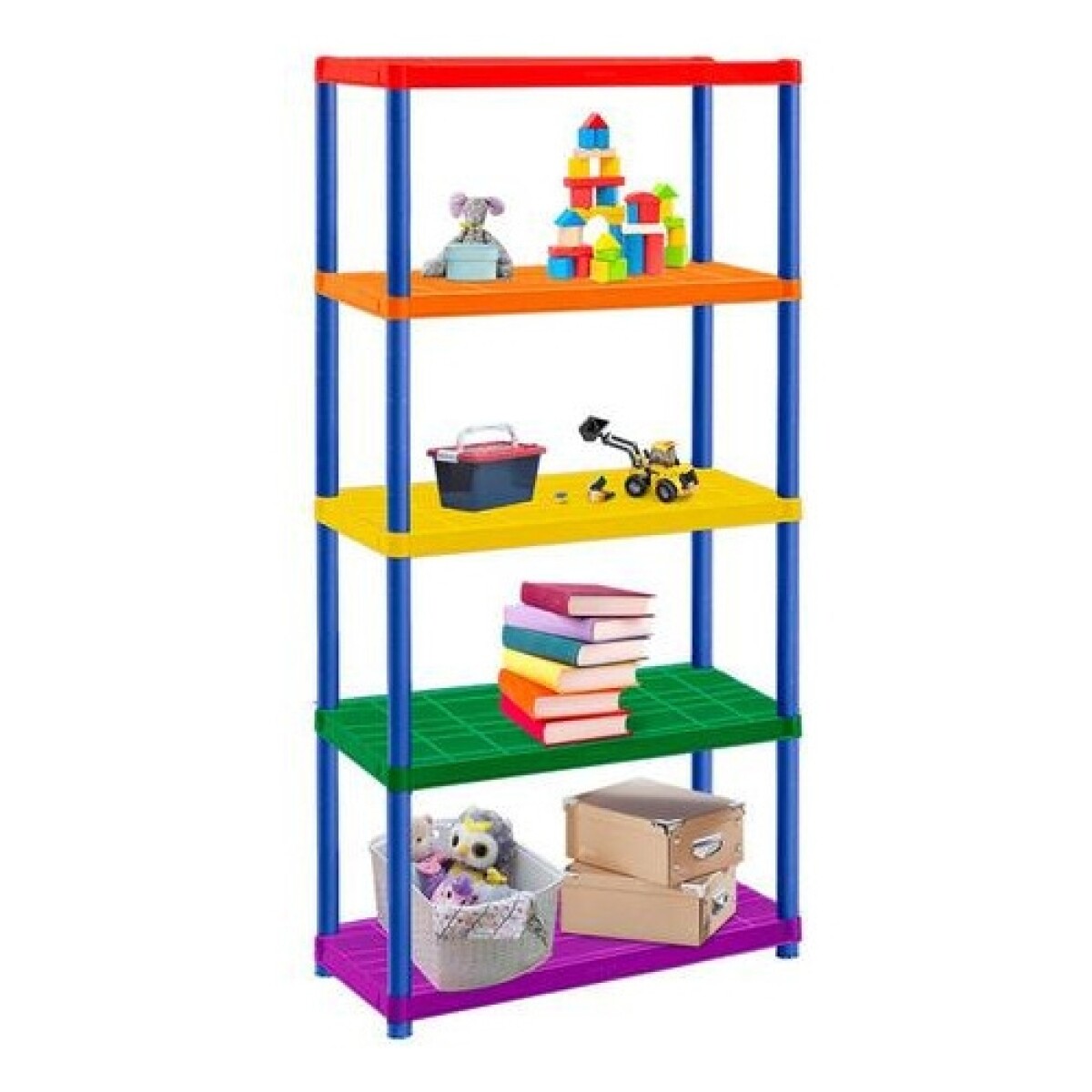 Estantería plastica ventilada Rimax infantil 15" con 5 estantes - Multicolor 