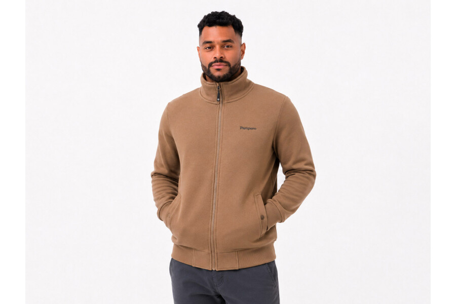 CAMPERA FELPA CLÁSICA Chocolate