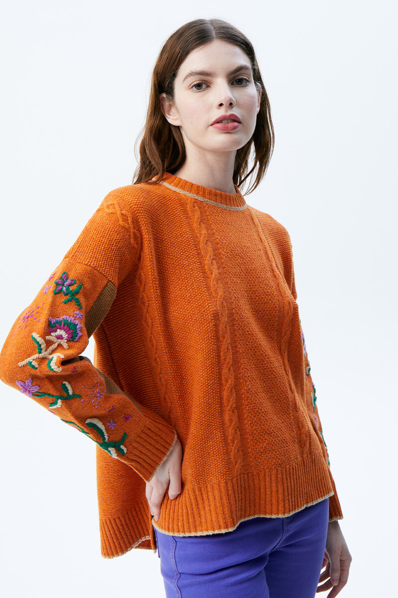 Nuevo Sweater Camelia - Naranja 