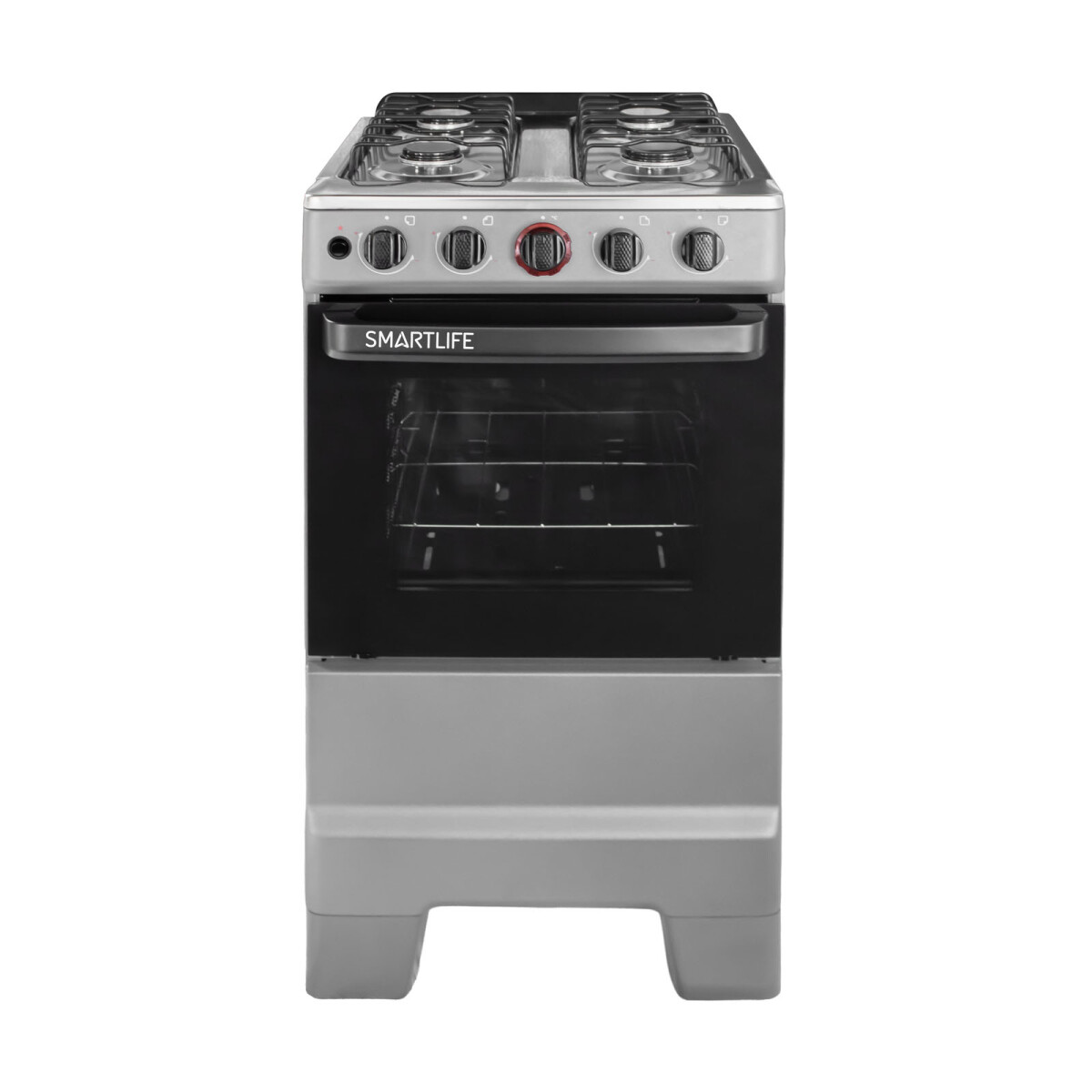 COCINA A GAS 4H - 4-HORNALLAS GRIS SMARTLIFE SSL-KBR504T 