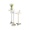 Conjunto de mesas laterales - ORB Blanco Conjunto de mesas laterales - ORB Blanco