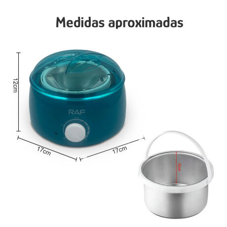 Calentador De Cera 65W Profesional Olla Temp Regulable Verde
