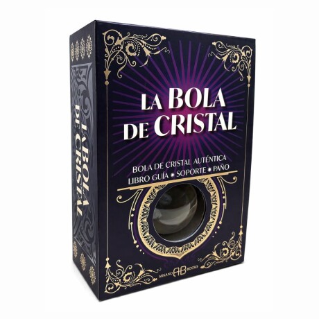 BOLA DE CRISTAL CON LIBRO, GUIA, SOPORTE Y PAÑO Bola De Cristal Con Libro, Guia, Soporte Y Paño