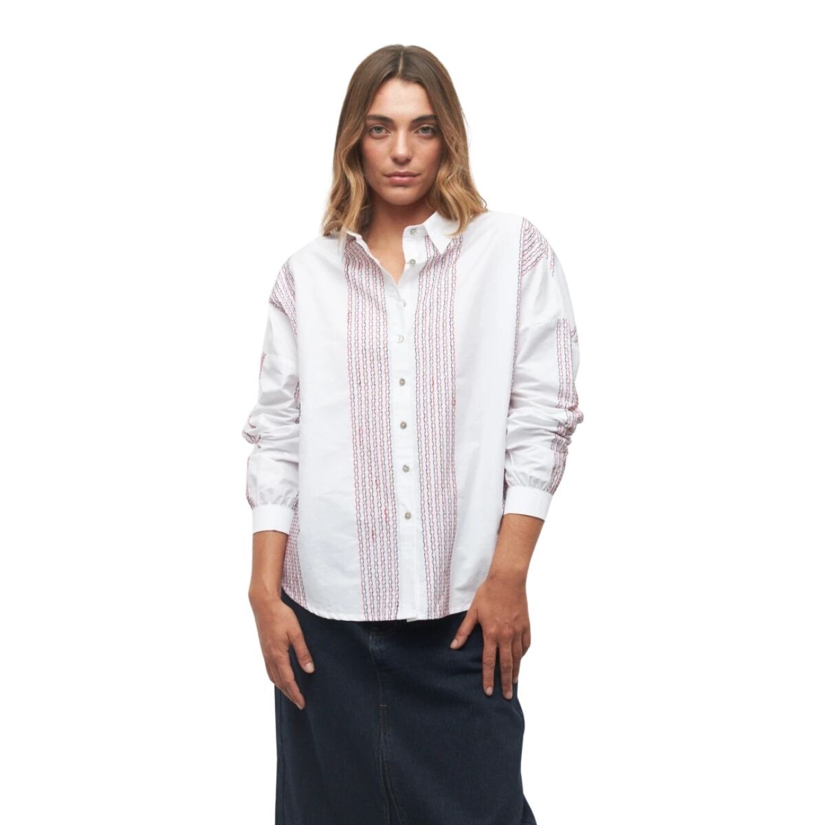 CAMISA ZINAIDA XS-XL - BLANCO 