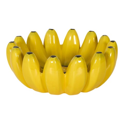 Fuente de ceramica para frutas Modelo Bananas Fuente De Ceramica Para Frutas Modelo Bananas