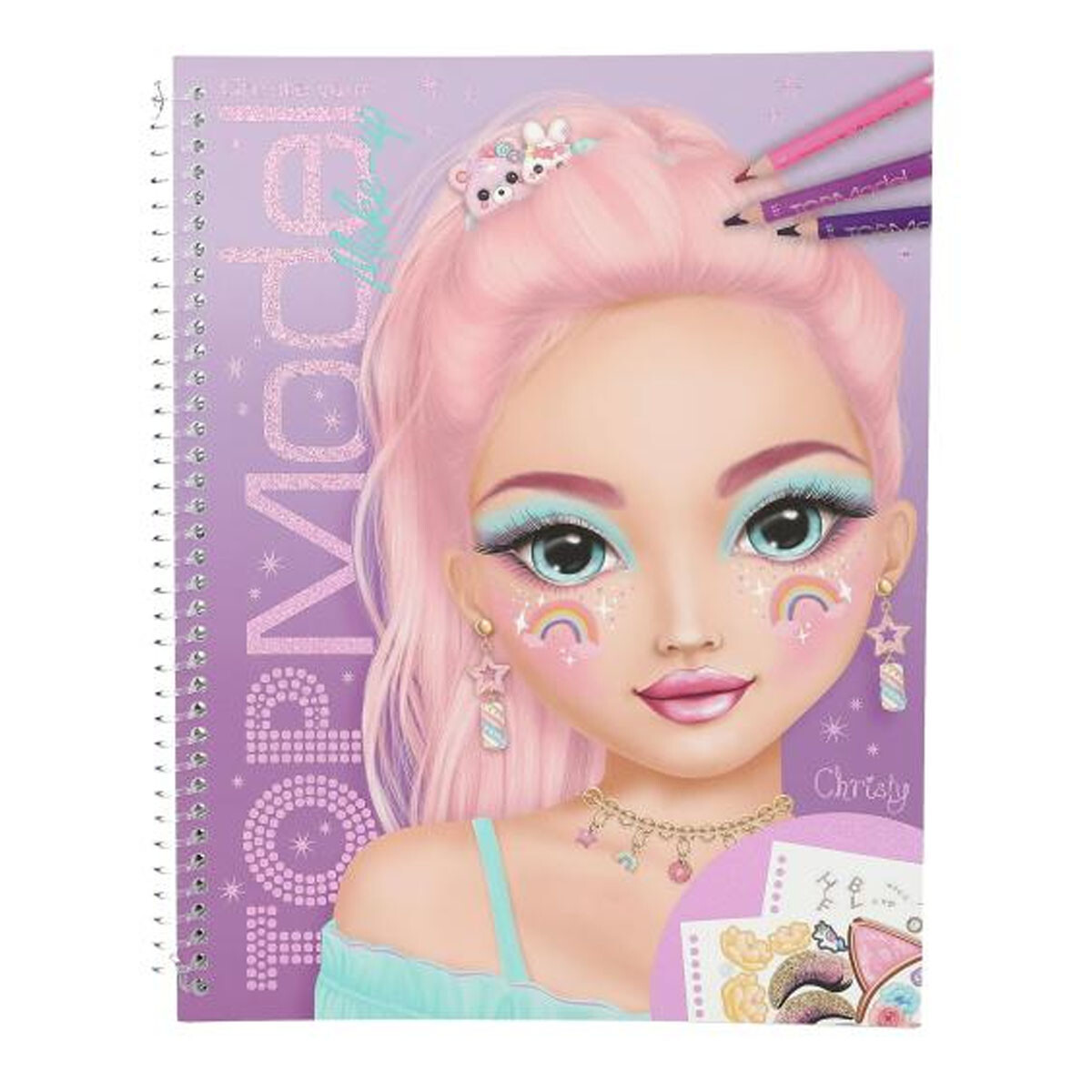 Maquillaje Make up Colouring Book Top Model 