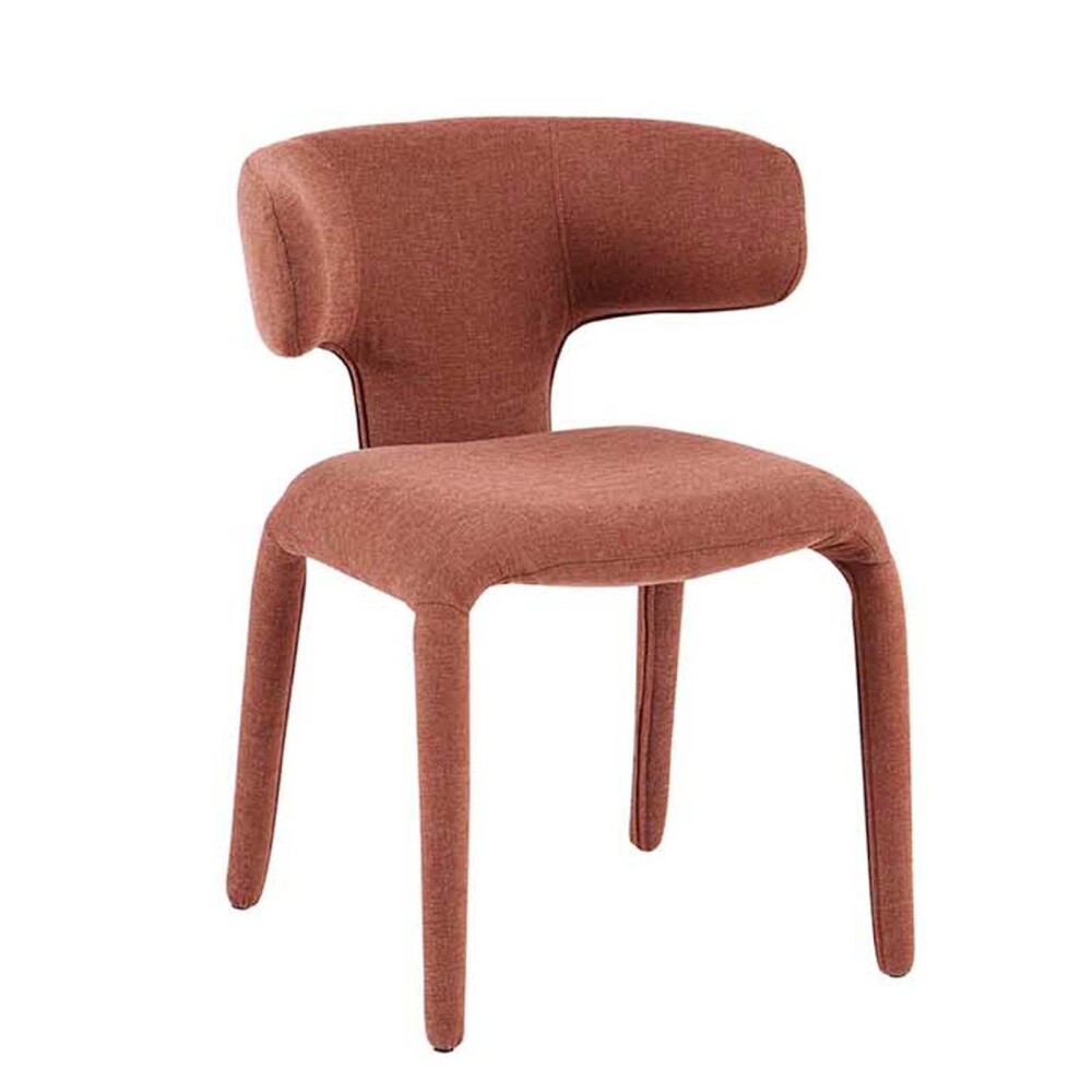 SILLA DE COMEDOR METAL-Y-TELA VIOLETA BEATRIZ