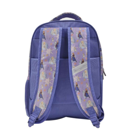 Mochila Infantil Frozen Jacquard Grande 40 x 30 cm Violeta