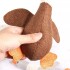 Juguete Peluche Perro Mascota Masticable Pato Calidad Color Variante Marron