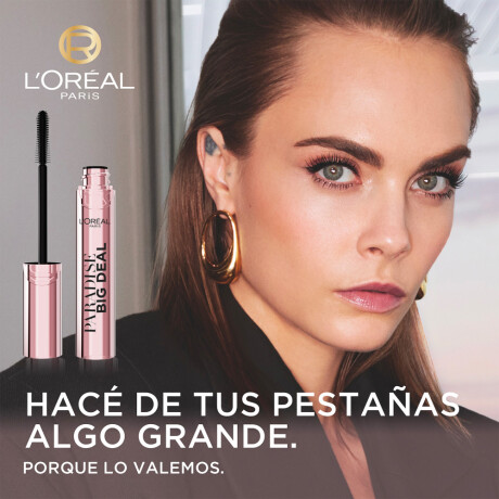 Máscara de Pestañas L'Oréal Paradise Big Deal Washable Blackest Black 10ml Máscara de Pestañas L'Oréal Paradise Big Deal Washable Blackest Black 10ml
