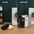 Canasto Organizador de Ropa Sucia IMBACK IBK-HMJ065-MIX | 3 Compartimentos Dark/Light/Color, Plegable y Resistente Canasto Organizador de Ropa Sucia IMBACK IBK-HMJ065-MIX | 3 Compartimentos Dark/Light/Color, Plegable y Resistente