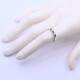 Anillo medio sin fin oro 18k blanco brillantes y zafiros engarce 4 puntas. Anillo medio sin fin oro 18k blanco brillantes y zafiros engarce 4 puntas.