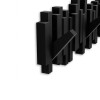 Perchero de pared 5 ganchos Sticks Negro