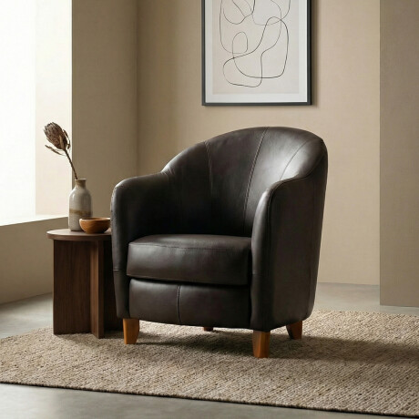 Butaca Gap - Cuero Básico Café