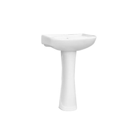 PEDESTAL PARA LAVATORIO GERANIOS BLANCO BRILLO LOZA 000
