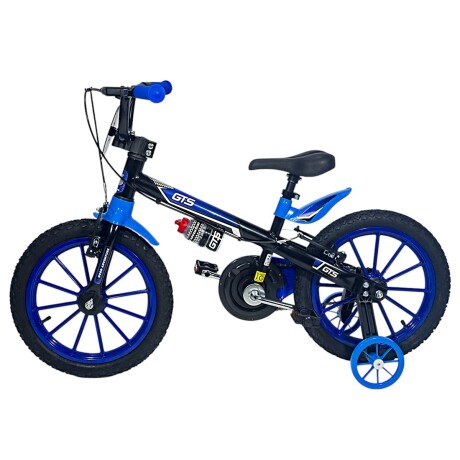 Bicicleta de Paseo Gts ARO16GTS Rodado 16 con Cantimplora AZUL