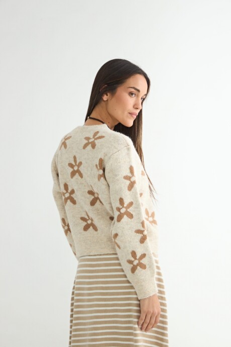 CARDIGAN MARGARITA BEIGE