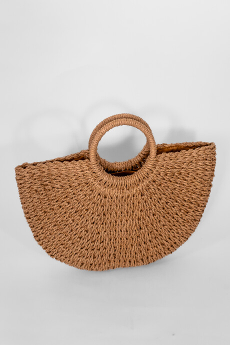 Cartera Aros Marron Medio