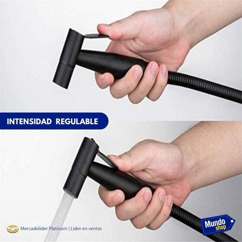 Monocomando Ducha Higiénica Para Bidet Negro Mate Monocomando Ducha Higiénica Para Bidet Negro Mate