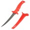 Cuchillo fileteador de acero inoxidable 9" Rojo