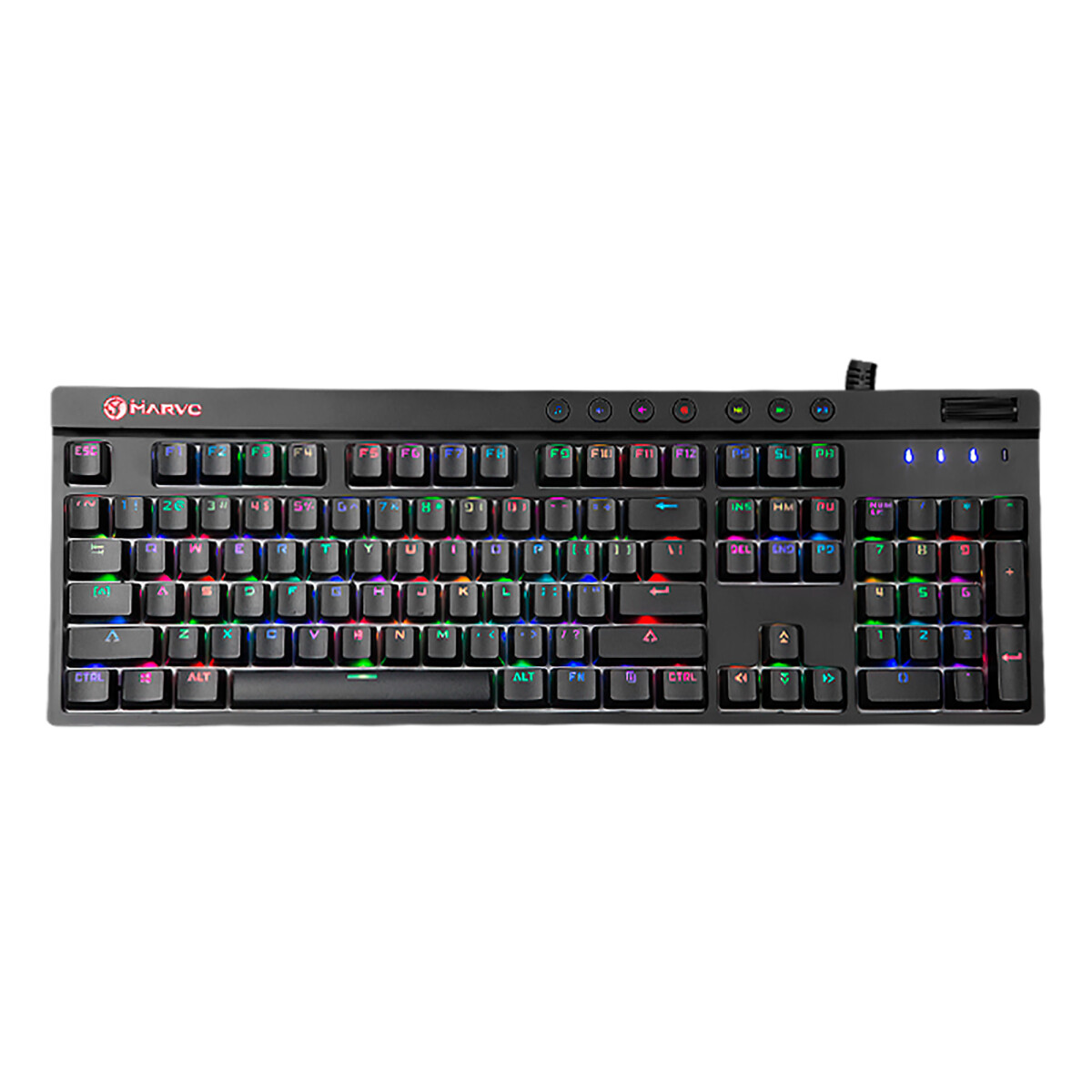Teclado Gaming Marvo Kg950 Mecánico Con Iluminación 