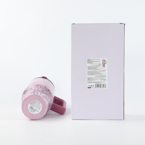 VASO TÉRMICO SERIE FLORAL CON ASA (1200 ML/ROSA) VASO TÉRMICO SERIE FLORAL CON ASA (1200 ML/ROSA)