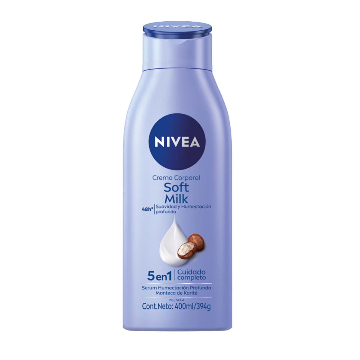 NIVEA BODY MILK SOFT FR. X 400 ML. 