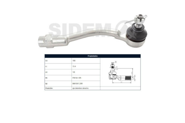 Puntero Hyundai Accent, Kia Rio 05-12 Der Puntero Hyundai Accent, Kia Rio 05-12 Der