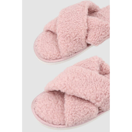 Pantufla teddy velvet Lila