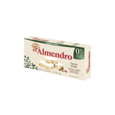 Turron duro s/azucar 200g El Almendro Turron Duro El Almendro S/a