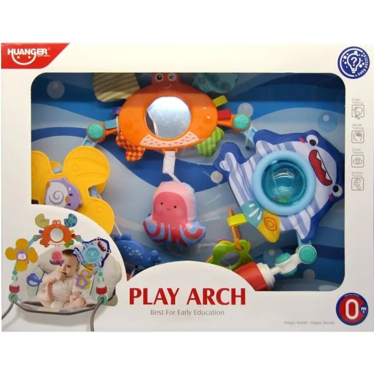 Juguetes de cuna de arco de juego para bebés 