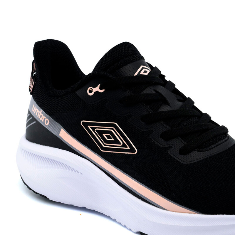 Championes de Mujer Umbro Rokar Negro - Rosado