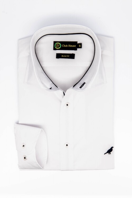 Camisa Short collar Slim Fit- Como
