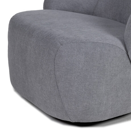 Butaca Zoey Giratoria - Tela Microfibra AA-13 (Gris)