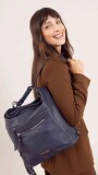 CARTERA MOCHILA ESTHER AZUL NOCHE
