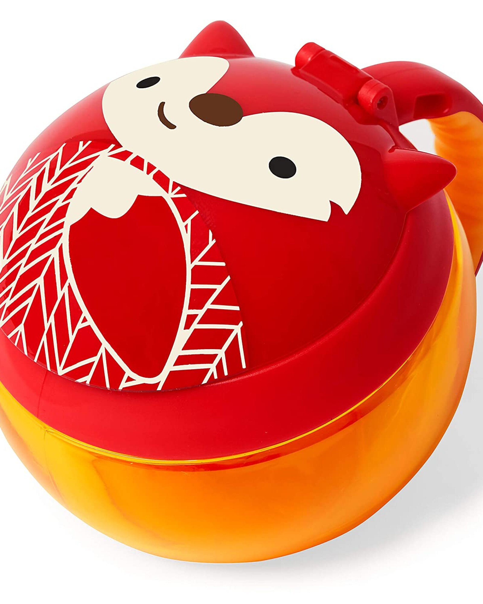Tupper de snacks, diseño zorro Sin color