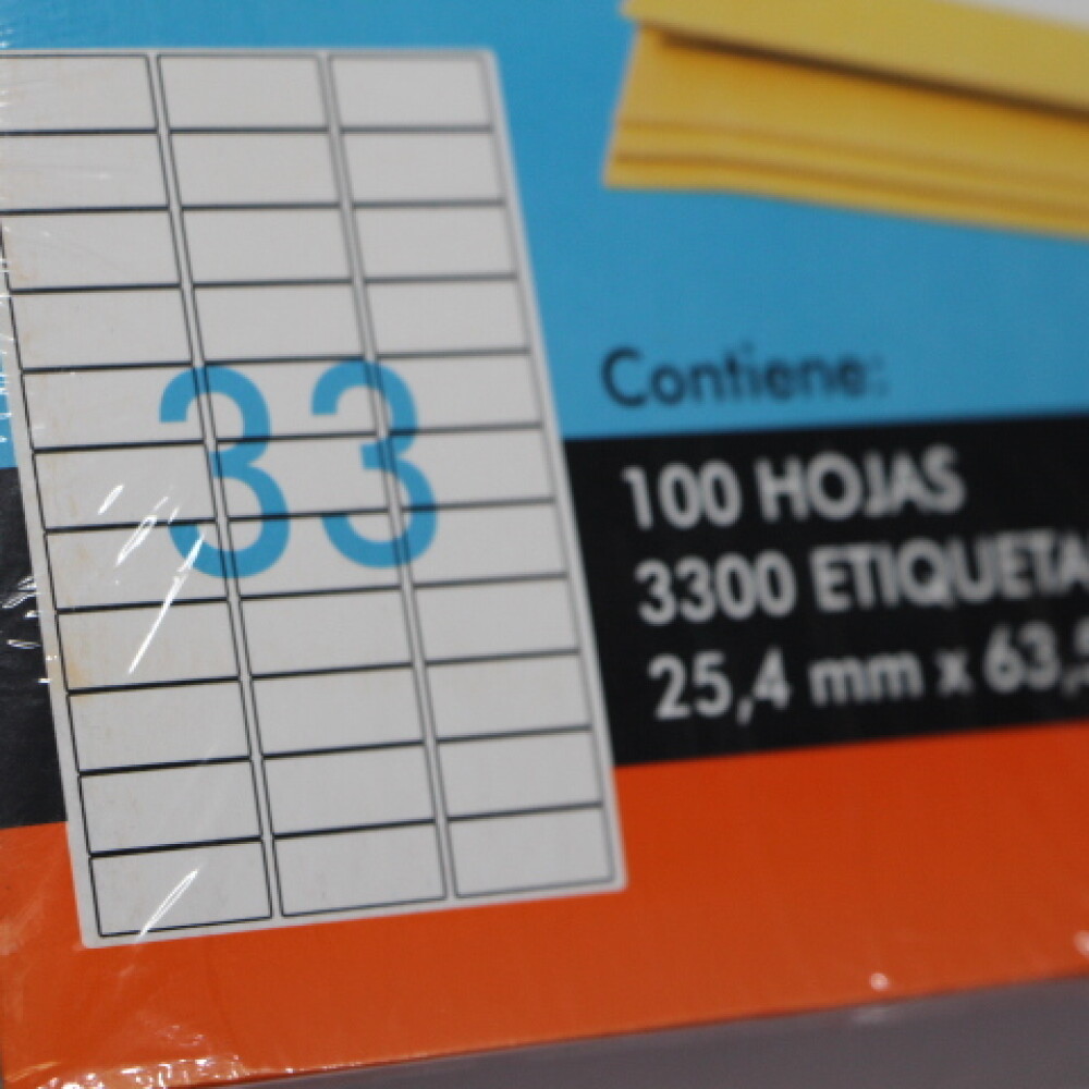 ETIQUETA ROTOLA TAMAÑO A4 318 MODELO 33