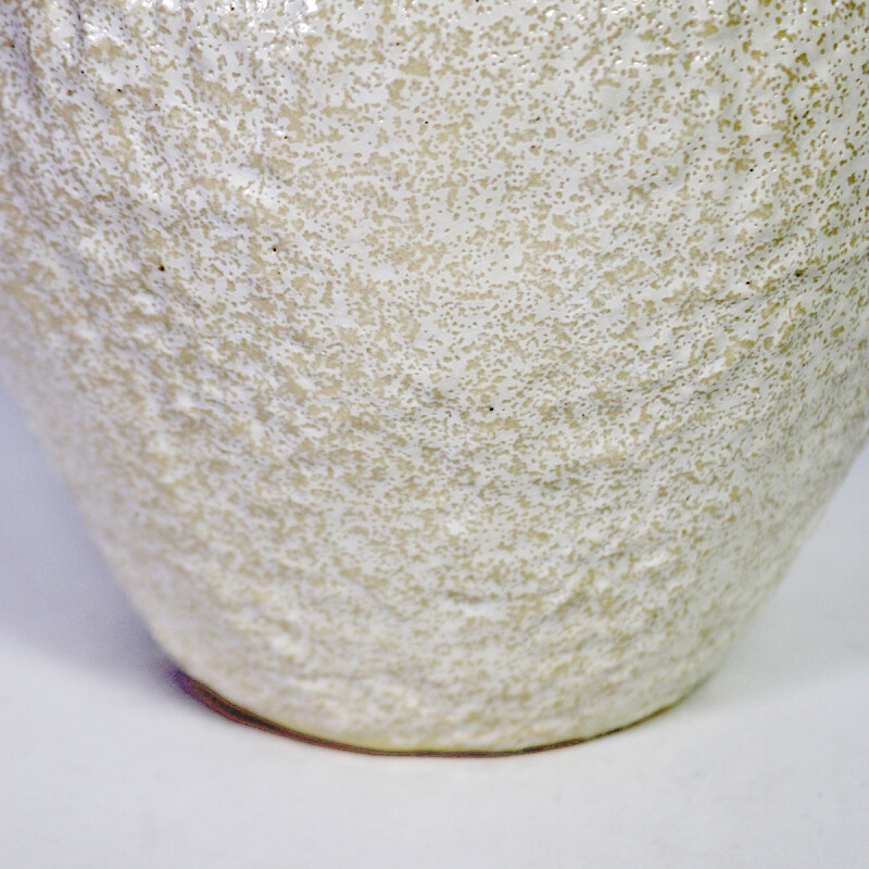 JARRON DE CERAMICA BLANCO 18X23CM Unica